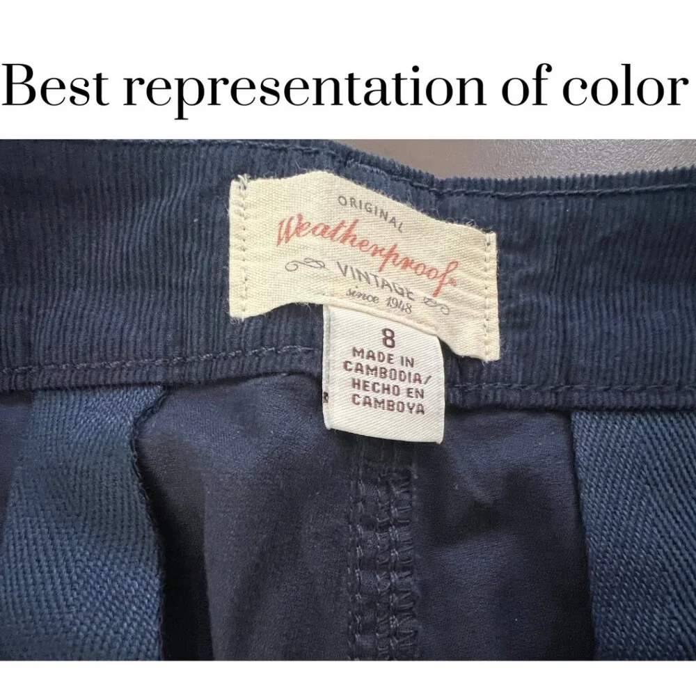 Weatherproof Navy Wide Leg Pants - Picture 6 of 10